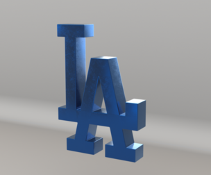 MLB Los Angeles Dodgers V2 Team Logo