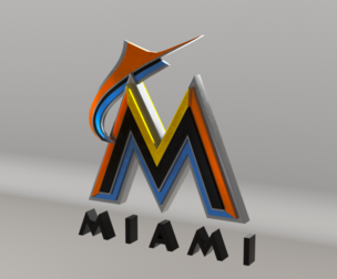 MLB Miami Marlins V1 Team Logo