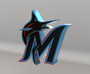 MLB Miami Marlins V2 Team Logo