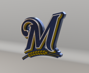 MLB Milwaukee Brewers V1 Team Logo