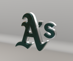 MLB Oakland Athletics V2 Team Logo