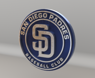 MLB San Diego Padres V1 Team Logo