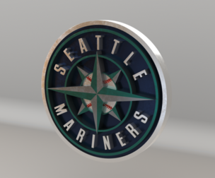 MLB Seattle Marines Team Logo