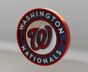 MLB Washington Nationals V1 Team Logo