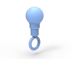 Lightbulb anal plug