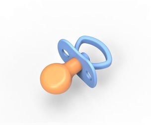 Pacifier anal plug