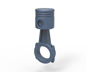 Piston anal plug