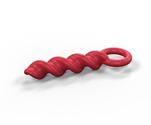 Spiral anal plug