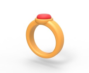 Finger ring cock ring