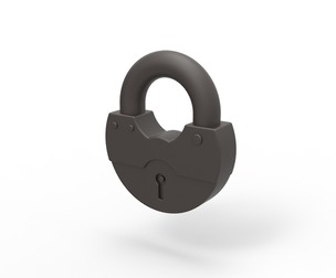 Padlock cock ring