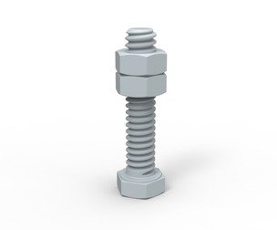 Bolt with nuts