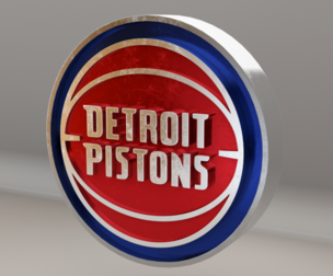 NBA Detroit Pistons Team Logo