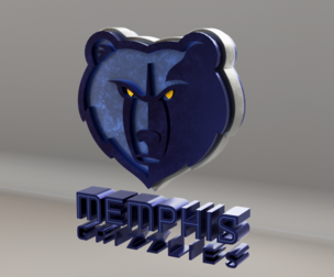 NBA Memphis Grizzlies Team Logo