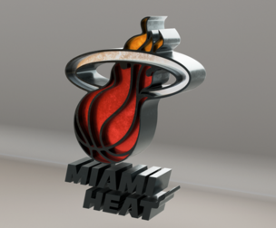 NBA Miami Heat Team Logo,
