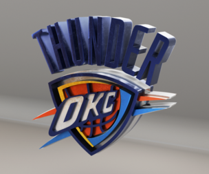 NBA Oklahoma City Thunder Team Logo