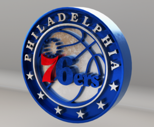 NBA Philadelphia 76ers Team Logo