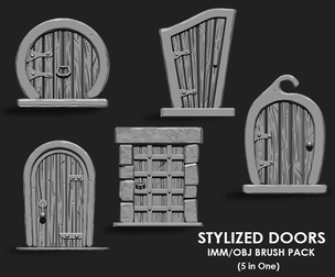 Stylized Doors IMM Brush Pack (5 in One)
