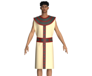 African Man tribal Dress | Marvelous / Clo3d / obj / fbx