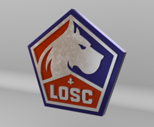 Lille Olympique Sporting Club Team Logo
