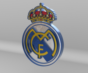 Real Madrid Club de Futbol Team Logo