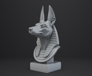 Anubis Bust - Animal Figurine