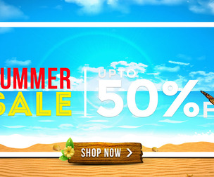 Seasonal Sale Banner, EDITABLE PSD Template, E-Commerce Marketing, Advertising