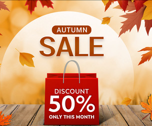 Seasonal Sale Banner, EDITABLE PSD Template, E-Commerce Marketing, Advertising
