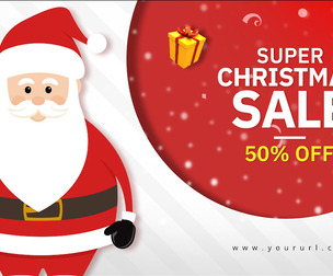 Seasonal Sale Banner, EDITABLE PSD Template, E-Commerce Marketing, Advertising