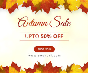 Seasonal Sale Banner, EDITABLE PSD Template, E-Commerce Marketing, Advertising