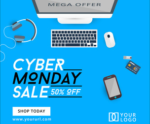 Seasonal Sale Banner, EDITABLE PSD Template, E-Commerce Marketing, Advertising