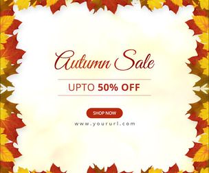 Seasonal Sale Banner, EDITABLE PSD Template, E-Commerce Marketing, Advertising