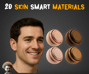 20 Skin Smart Materials - PBR Texture - Vol 25