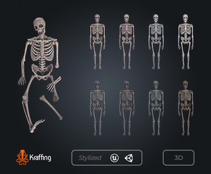 Skeleton Bone V1 - Dungeon – Game Ready