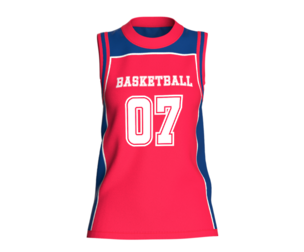 Girls Sleeveless Basketball Tshirt - 07 | Marvelous / Clo3d / obj / fbx
