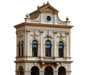 Classic European City Building 3D Model 003