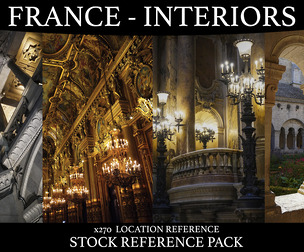 France Interiors - Location Background Reference Pack