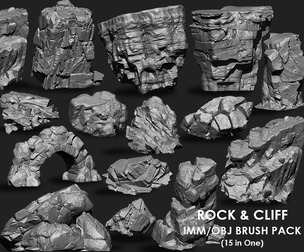 Rock & Cliff IMM Brushes 15 in one Vol. 1