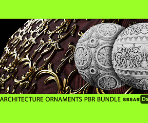 Architecture Ornaments PBR Material Bundle