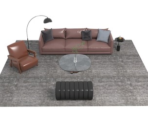 Leather sofa set03