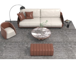 Leather sofa set05