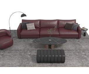Leather sofa set06