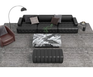 Leather sofa set07