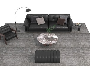 Leather sofa set09