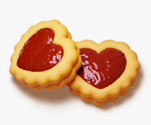 Linzer Heart Cookie
