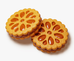 Lattice Jam Cookie