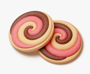 Neapolitan Swirl Cookie