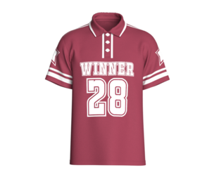 Men Basketball Winner Polo Shirt - Mesh | Marvelous / Clo3d / obj / fbx