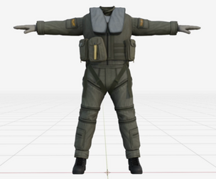 Military Aviator Suit