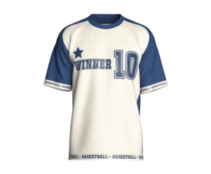 Men Basketball Winner Tshirt - Mesh V3 | Marvelous / Clo3d / obj / fbx