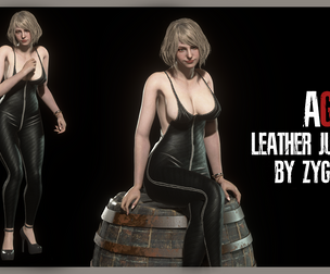 Resident Evil 4 Remake: AG Leather Jumpsuit